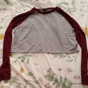Cropped Forever 21 long sleeve